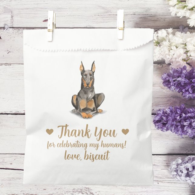 Dog Treat Wedding Favor Bag (Creator Uploaded)
