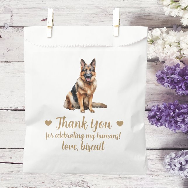 Dog Treat Wedding Favor Bag (Creator Uploaded)