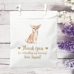 Dog Treat Wedding Favor Bag