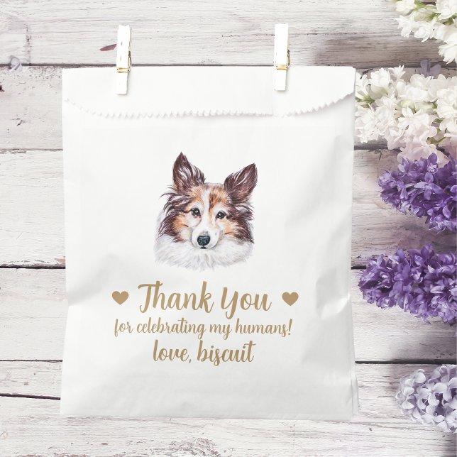 Dog Treat Wedding Favor Bag (Creator Uploaded)