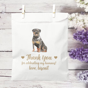 Dog Treat Wedding Favor Bag