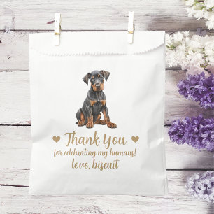Dog Treat Wedding Favor Bag