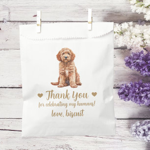 Dog Treat Wedding Favor Bag