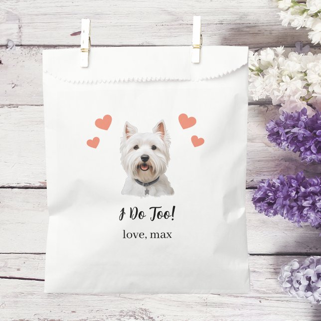Dog Treat Wedding Favor Bag (Creator Uploaded)