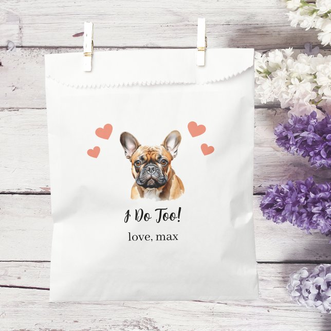 Dog Treat Wedding Favor Bag (Creator Uploaded)