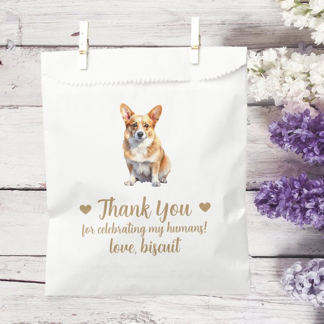Dog Treat Wedding Favor Bag (Creator Uploaded)