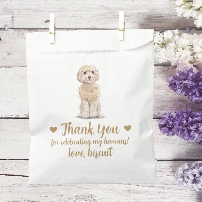 Dog Treat Wedding Favor Bag (Creator Uploaded)
