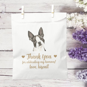 Dog Treat Wedding Favor Bag