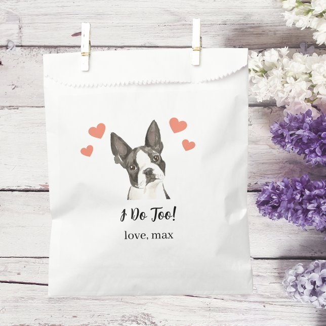 Dog Treat Wedding Favor Bag (Creator Uploaded)
