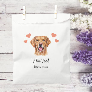 Dog Treat Wedding Favor Bag