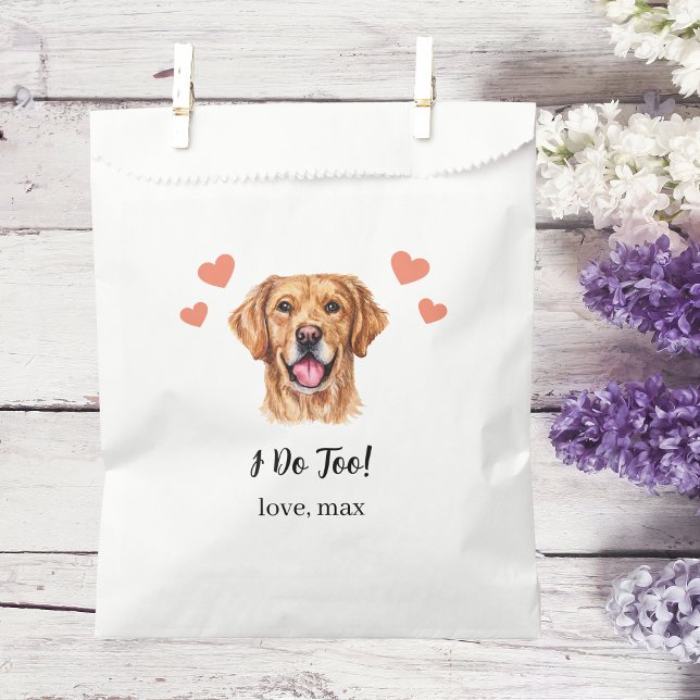 Dog Treat Wedding Favor Bag (Creator Uploaded)