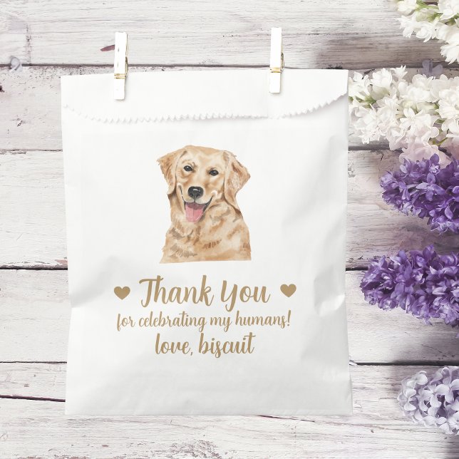 Dog Treat Wedding Favor Bag (Creator Uploaded)