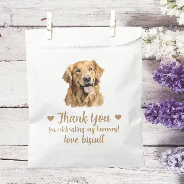 Dog Treat Wedding Favor Bag (Creator Uploaded)
