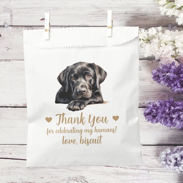 Dog Treat Wedding Favor Bag (Creator Uploaded)