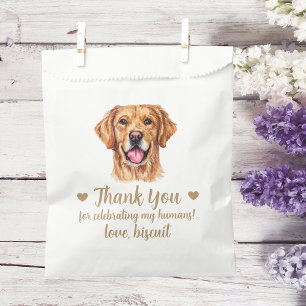 Dog Treat Wedding Favor Bag