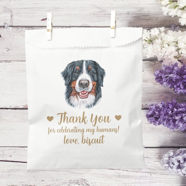 Dog Treat Wedding Favor Bag (Creator Uploaded)