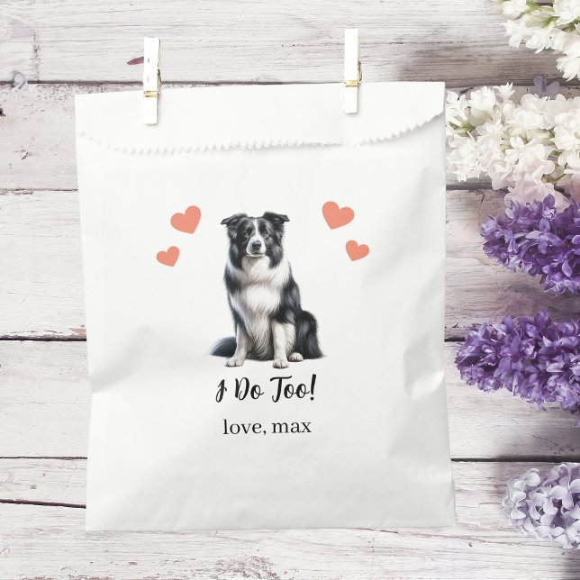 Dog Treat Wedding Favor Bag (Creator Uploaded)