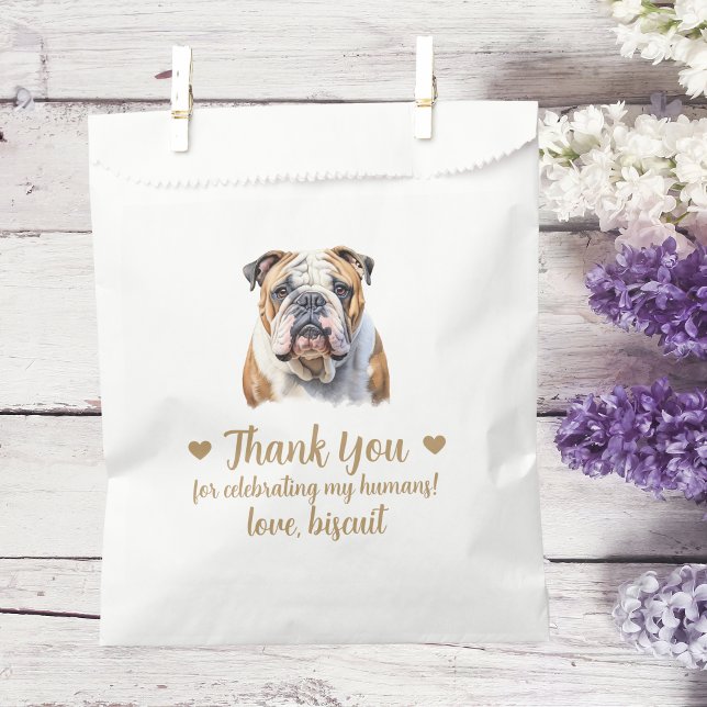 Dog Treat Wedding Favor Bag (Creator Uploaded)