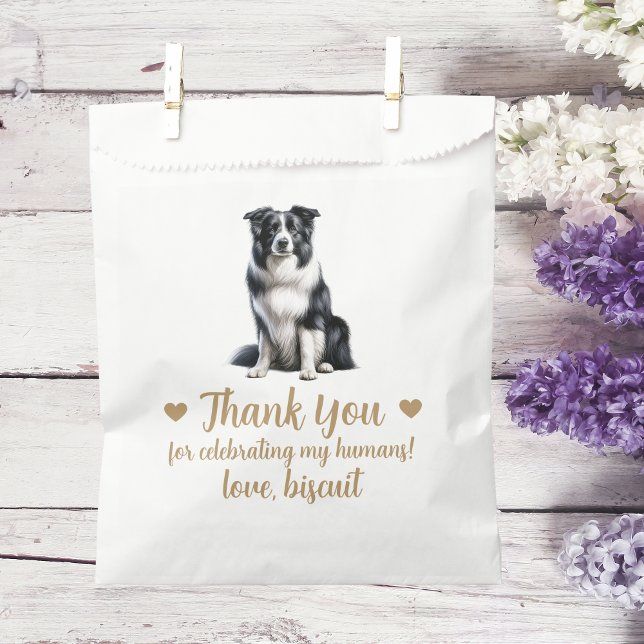Dog Treat Wedding Favor Bag (Creator Uploaded)