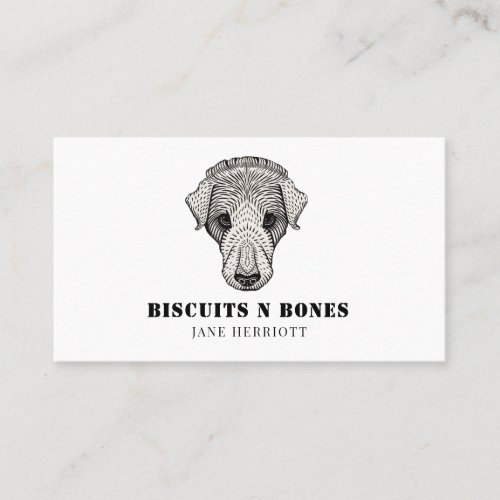 Dog Treats Baker Business Card