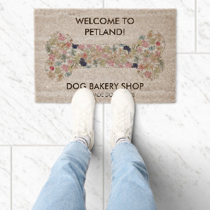 Dog Treats & Bones Fiber Doormat