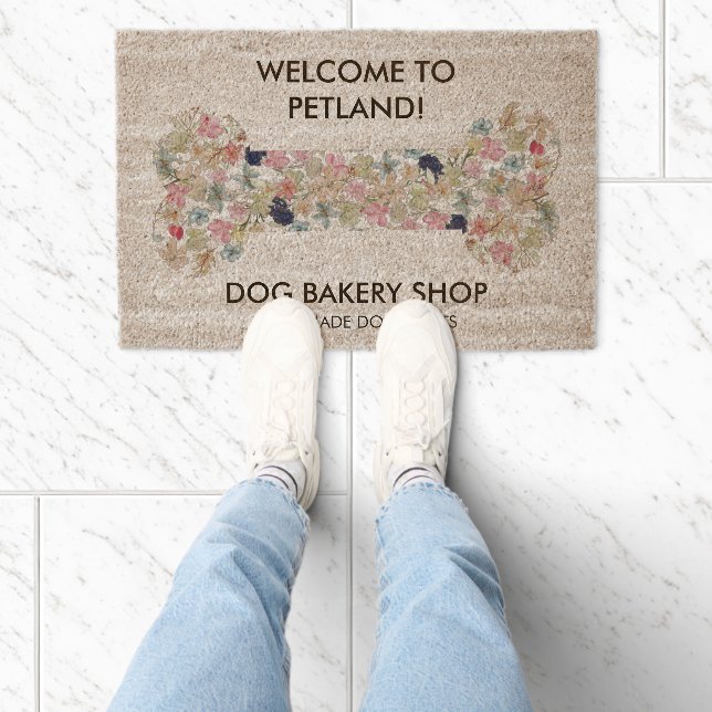 Dog Treats & Bones Fiber Doormat (Insitu)