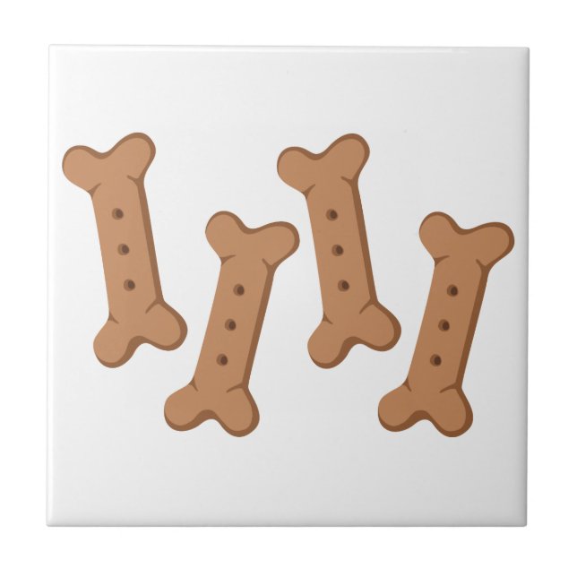Dog Treats Ceramic Tile (Front)