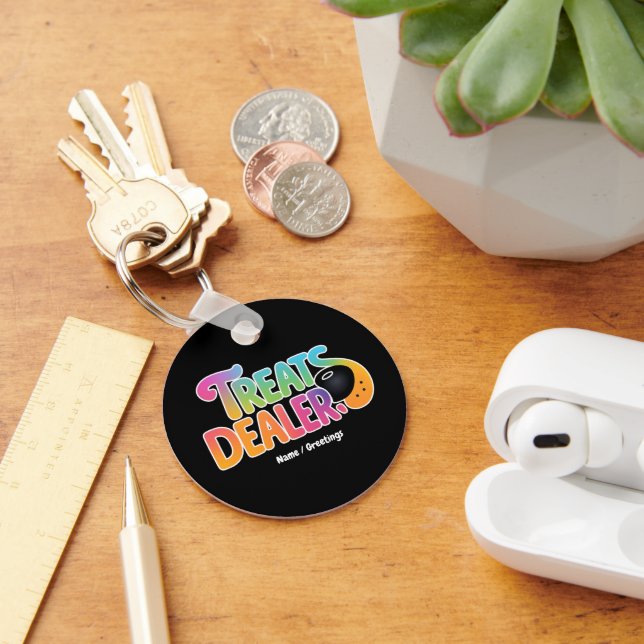 Dog Treats Dealer Owner Dog Lover Funny Snout Gift Keychain (Desk)