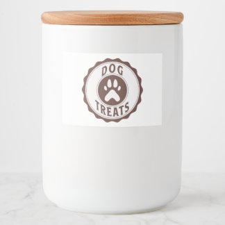 Dog Treats Storage Label