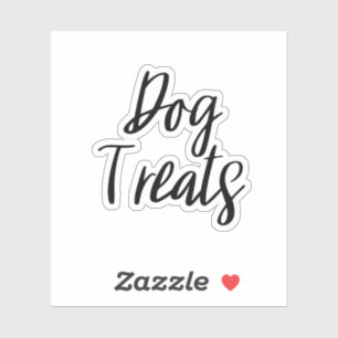 Dog Treats Storage Sticker
