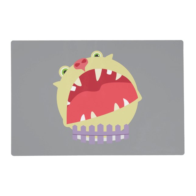 dog troll placemat (Front)