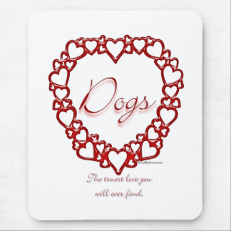 Dog True Love Mouse Pad