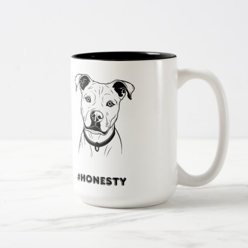 dog Two_Tone coffee mug