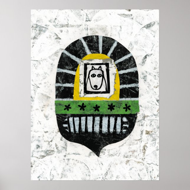 Dog Under The Bridge Poster Wall Art (Front)