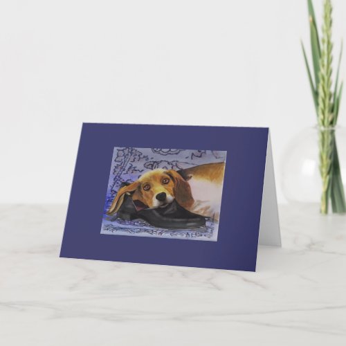 Dog Valentine card