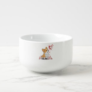 Dog Valentine Cute Corgi Valentine s Day Soup Mug