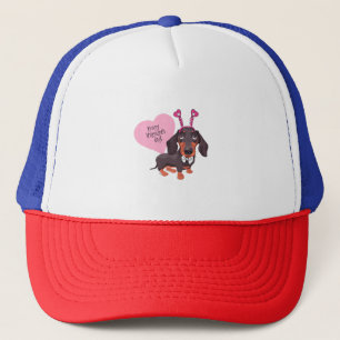 Dog Valentine s Day Trucker Hat
