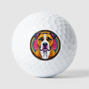 Dog Vector Illustration Golf Balls