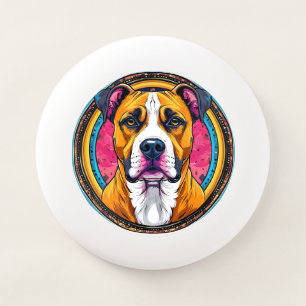 Dog Vector Illustration Wham-O Frisbee