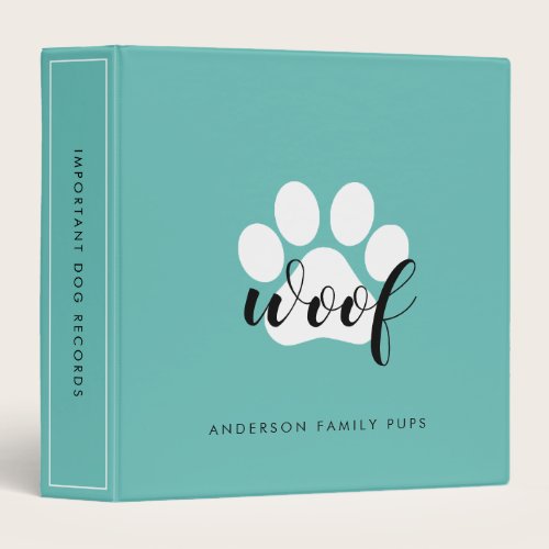 Dog Vet, Medical and Vaccination Records Binder Dog Vet, Medical and Vaccination Records Binder