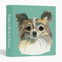 Dog Vet Record Organizer | Chihuahua Art