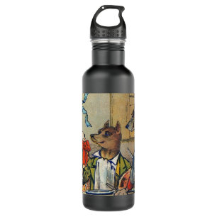 Dog Victorian Dinner Dress Doggy Water Bottle