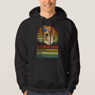 Dog Vintage Best Beagle Dad Ever Father Day Puppy Hoodie