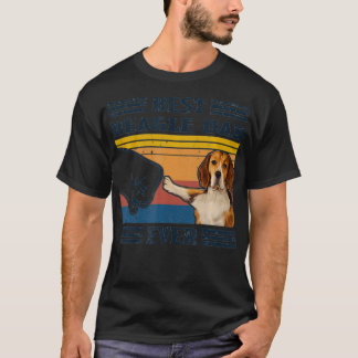 Dog Vintage Best Beagle Dad Ever Father's Day  T-Shirt