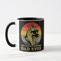 Dog Vintage Best german shepherd dad ever Dad Day