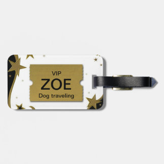 Dog VIP Very Important Pet Traveling Luggage Tag