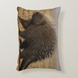 Dog vs. Porcupine Accent Pillow