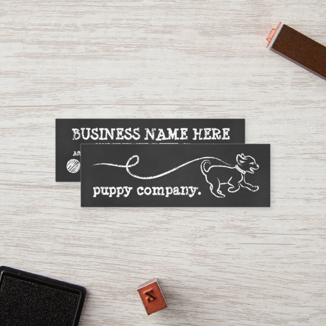 DOG WALK CHALK loyalty program (Front/Back In Situ)