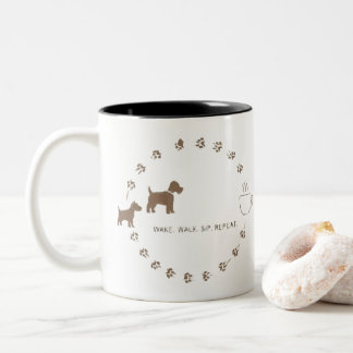Dog Walk & Coffee Routine Mug