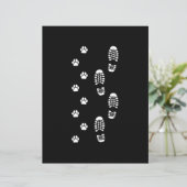 Dog Walk Foot Print Dog Walker Dog Walking (Standing Front)